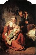 REMBRANDT Harmenszoon van Rijn The Holy Family x oil painting